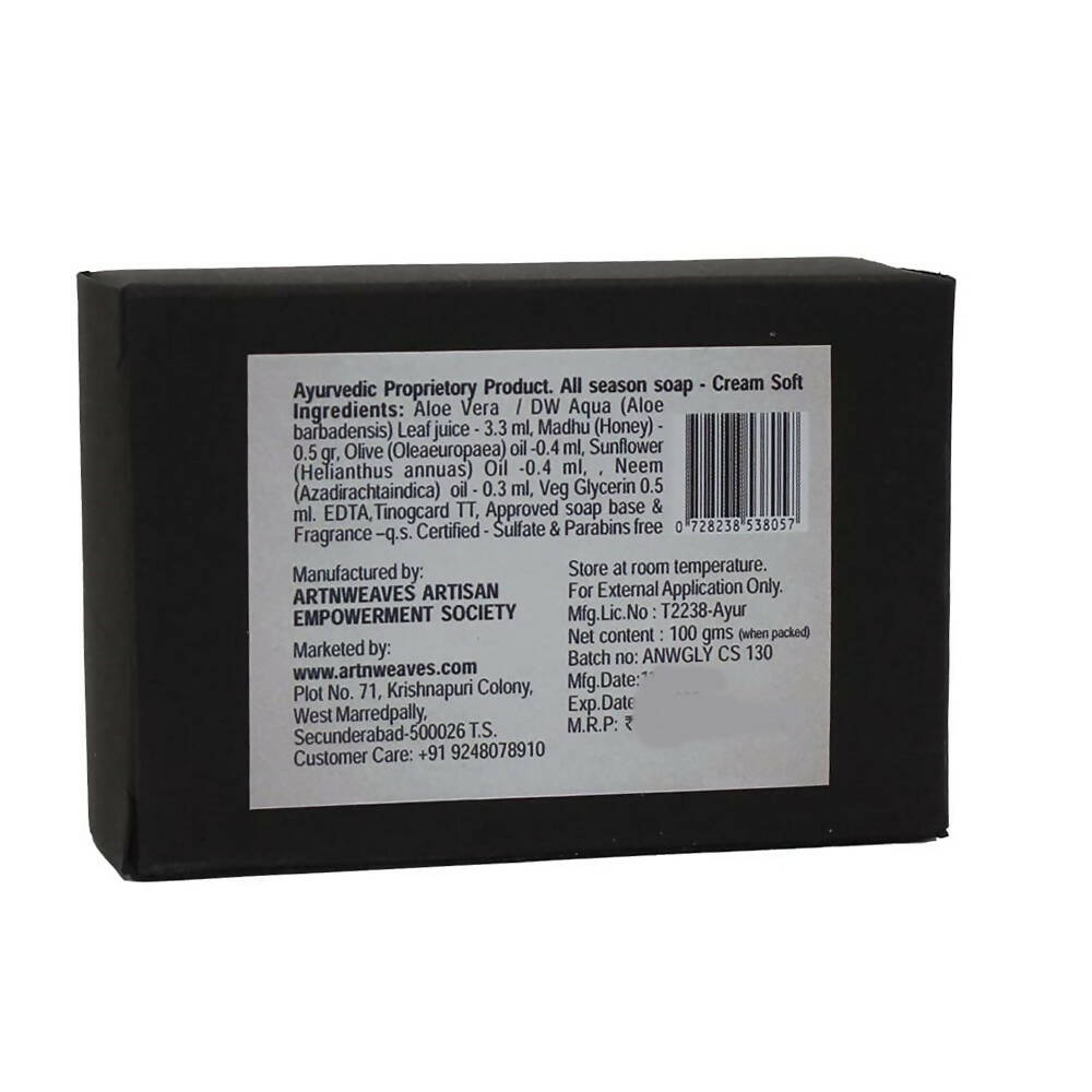 artNweaves Handmade Glycerin Soap Cream Soft - Distacart