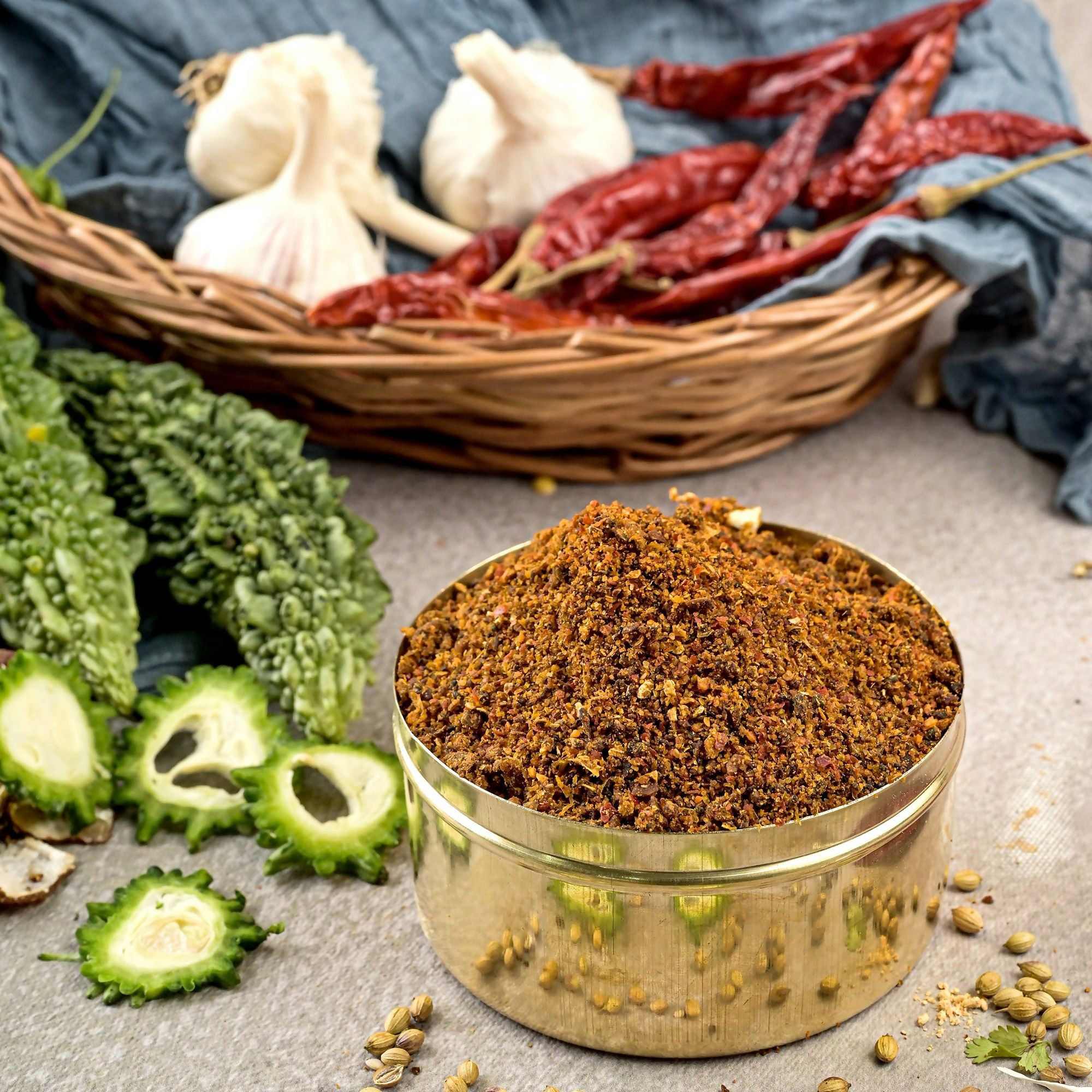 Vellanki Foods Kakarakaya Karam (Bittergourd) - Distacart