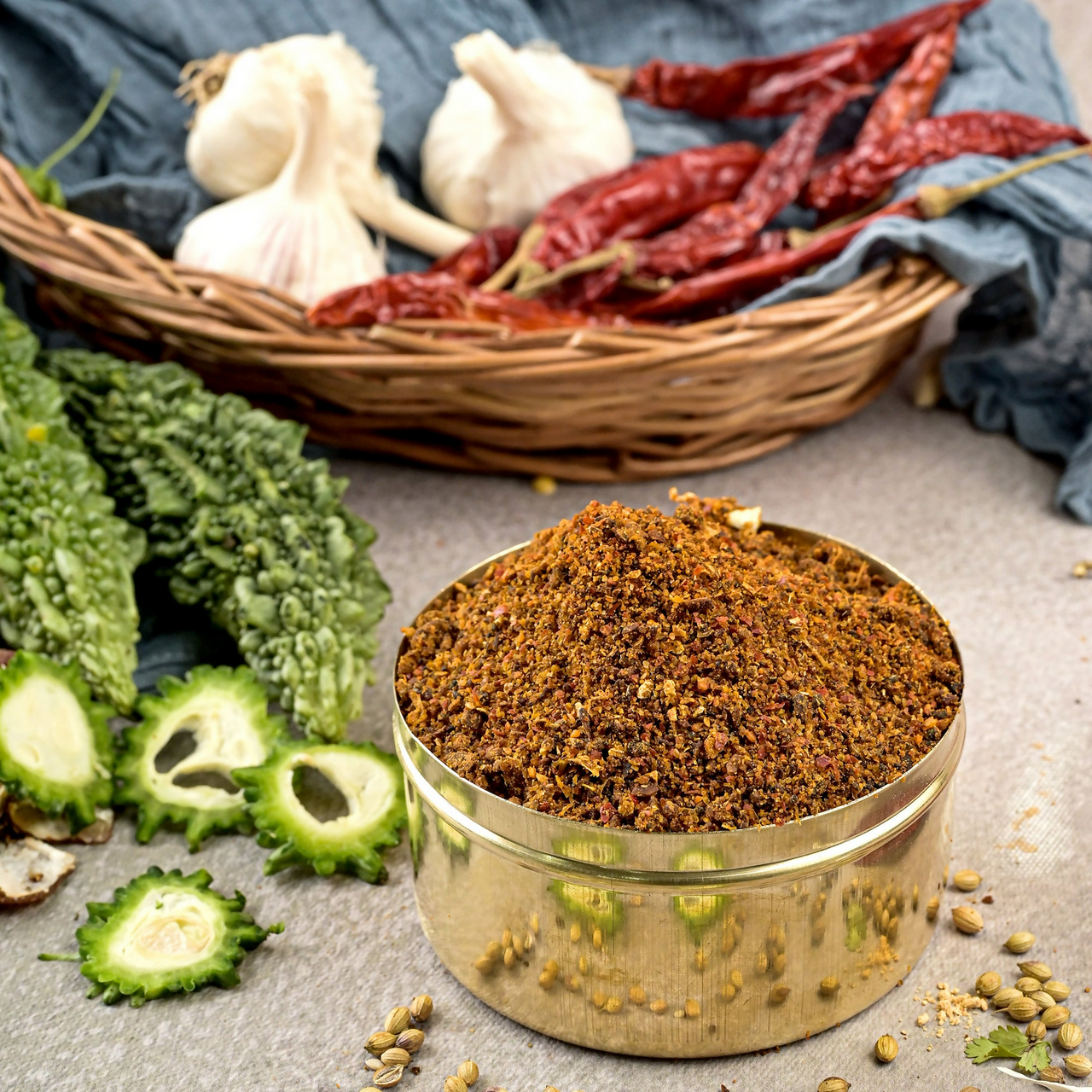 Vellanki Foods Kakarakaya Karam (Bittergourd) - Distacart