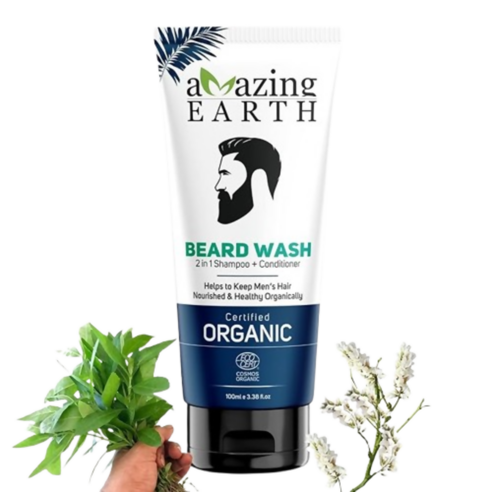 Amazing Earth 2 in 1 Beard Wash for Men - Dista
