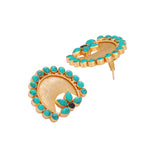 Thumbnail for Nuyug Turquoise Crescent Earrings