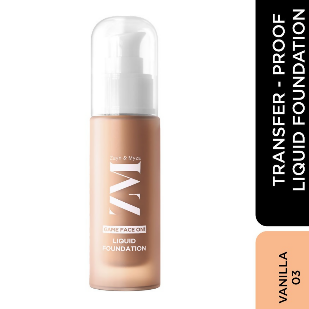 Zayn & Myza Game Face On Liquid Foundation With SPF 25 - Vanilla - Distacart
