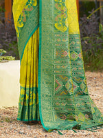 Thumbnail for Astita Mustard Soft Silk Saree
