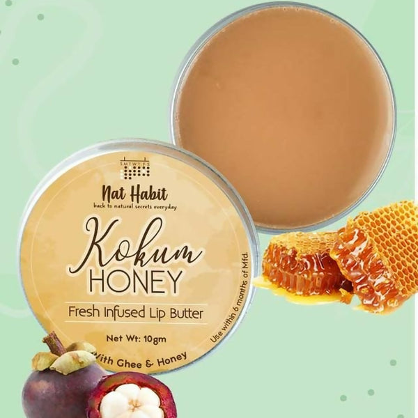 Nat Habit Kokum Honey Lip Butter - Distacart