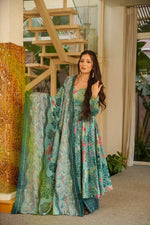Thumbnail for Aayaa Designer Cotton Silk Suit - Sky Blue - Dista