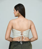 Thumbnail for Joban Fashion Women's White Embroidered Stitched Blouse