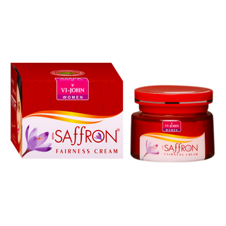 VI-JOHN Saffron Advance Skin Fairness Cream with Vitamin E & Mulberry Extracts