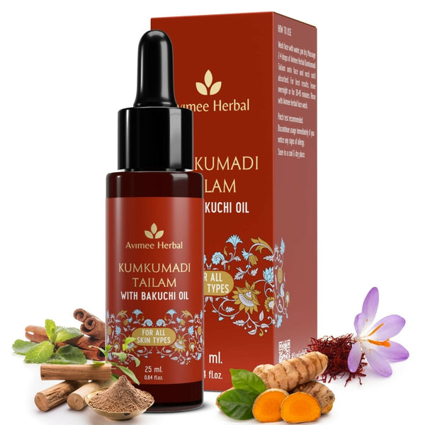 Avimee Herbal Kumkumadi Tailam With Bakuchi Oil - Distacart