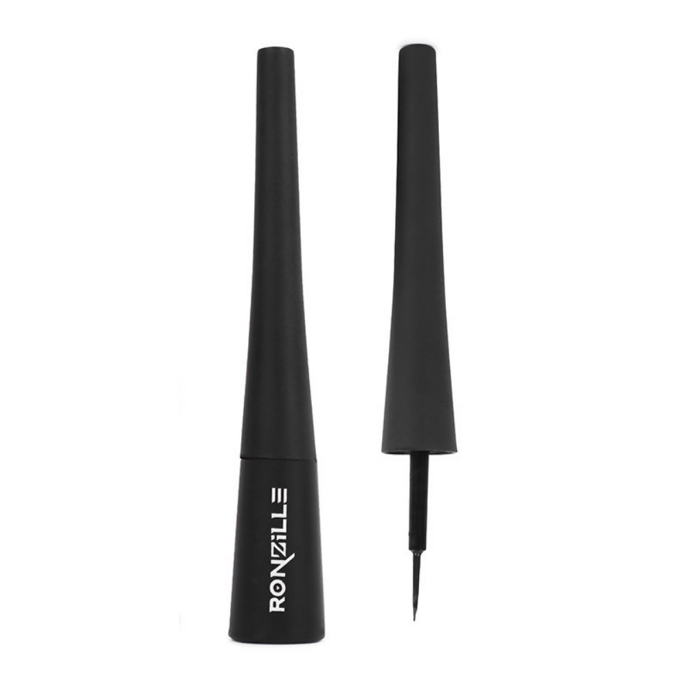 Ronzille Smudgeproof And Waterproof Liquid Matte Eyeliner - Black - Dista