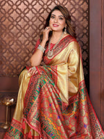 Thumbnail for Aastha Fashion Gold Tissue Silk Weaving Saree - Distacart