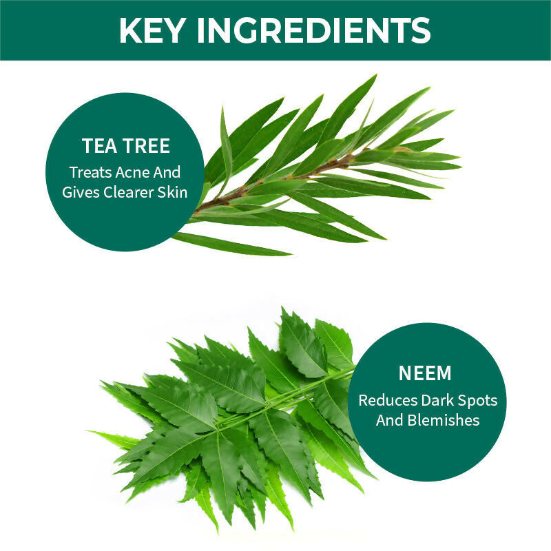 Nykaa Naturals Tea Tree & Neem Purifying Face Wash for Acne - Distacart