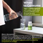 Thumbnail for Health Veda Organics Plant Based Glucosamine Chondroitin & MSM Tablets - Distacart
