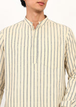 Thumbnail for Fabmade Sandline Stripe Linen Co-Ord Set - Distacart