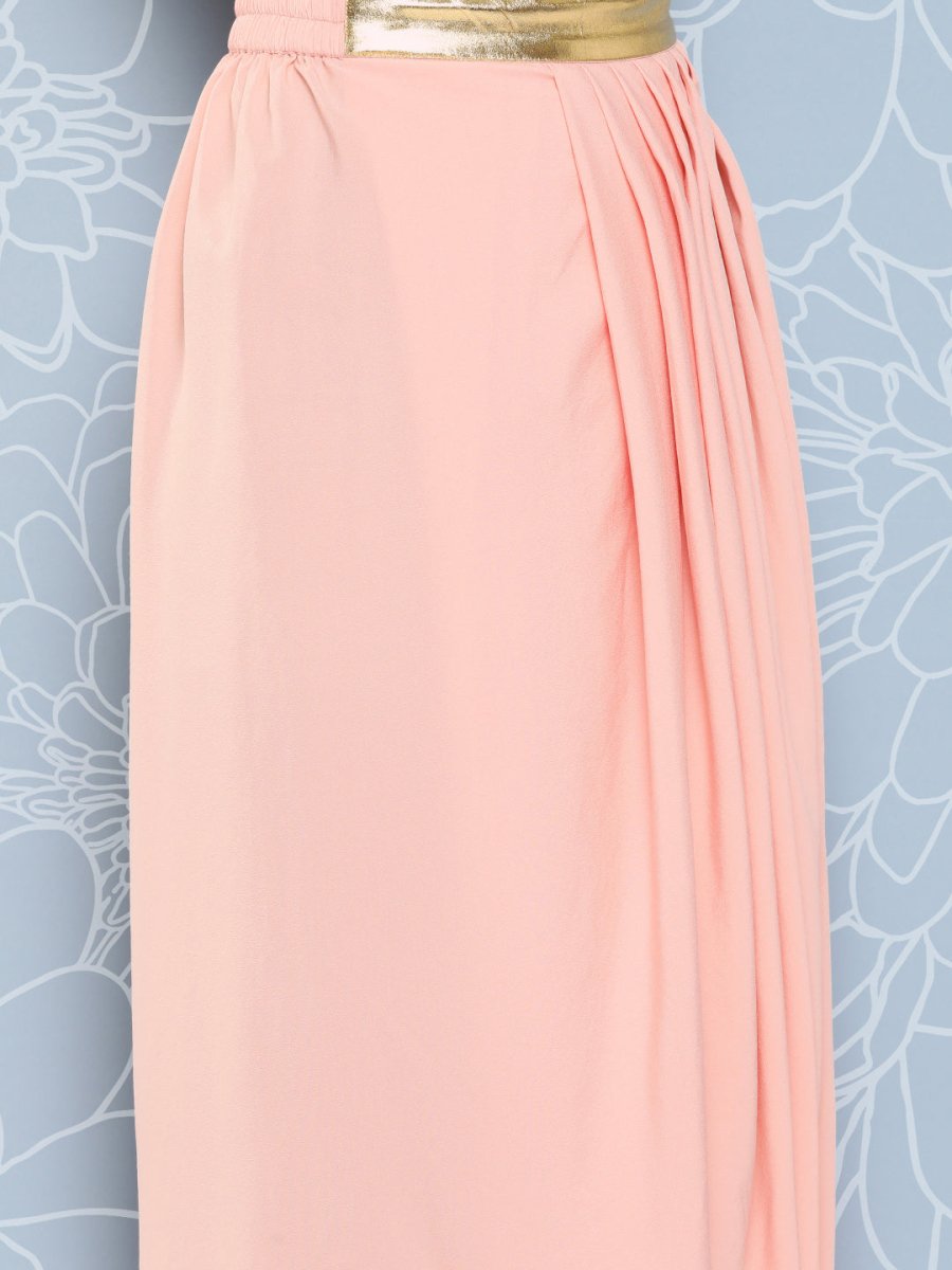 Ahalyaa Floral Printed Ethnic Co-Ords With Jacket - Distacart
