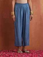 Thumbnail for trueBrowns Orange Print A-line Kurta Set - Distacart