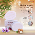 Thumbnail for Patanjali Shea- Saffron Cream Bathing Bar 125g (B3 G1)