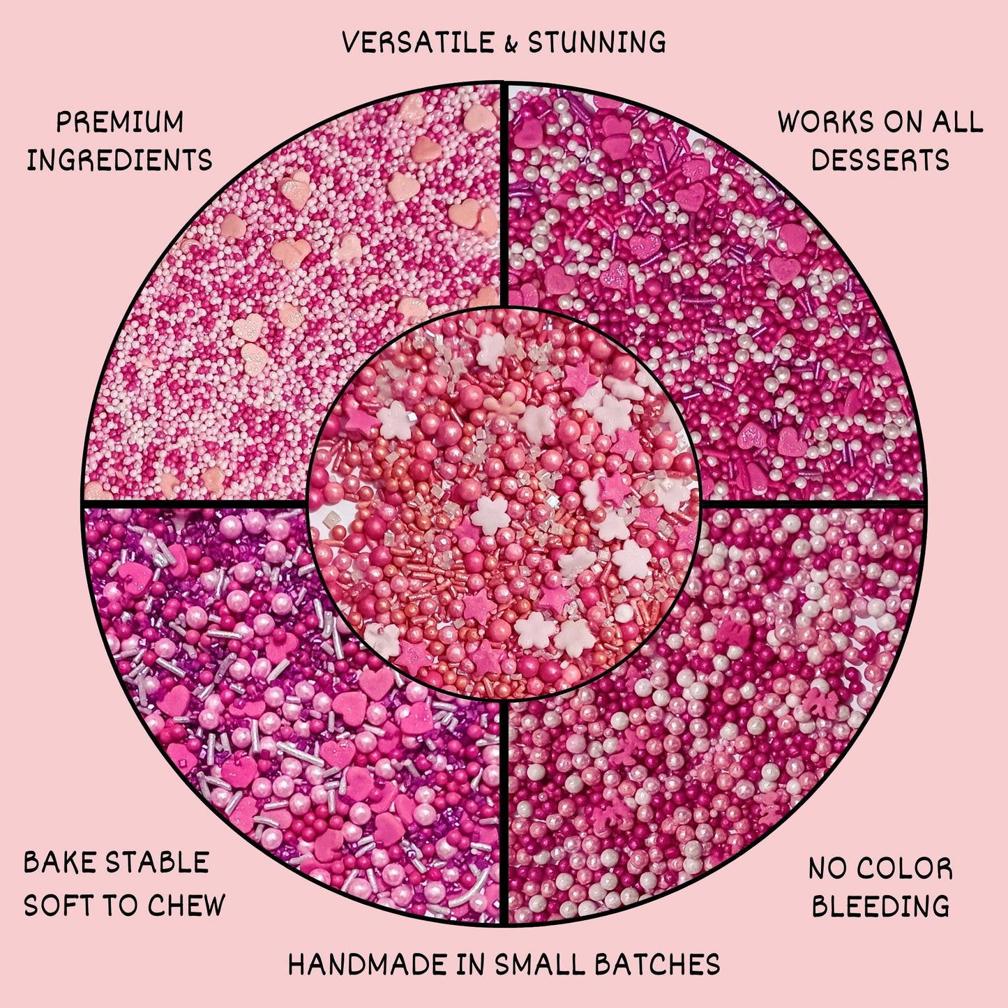valentine sprinkles vs multipack 12 100 gms