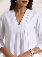 Thumbnail for trueBrowns White Slub Co-ord Set