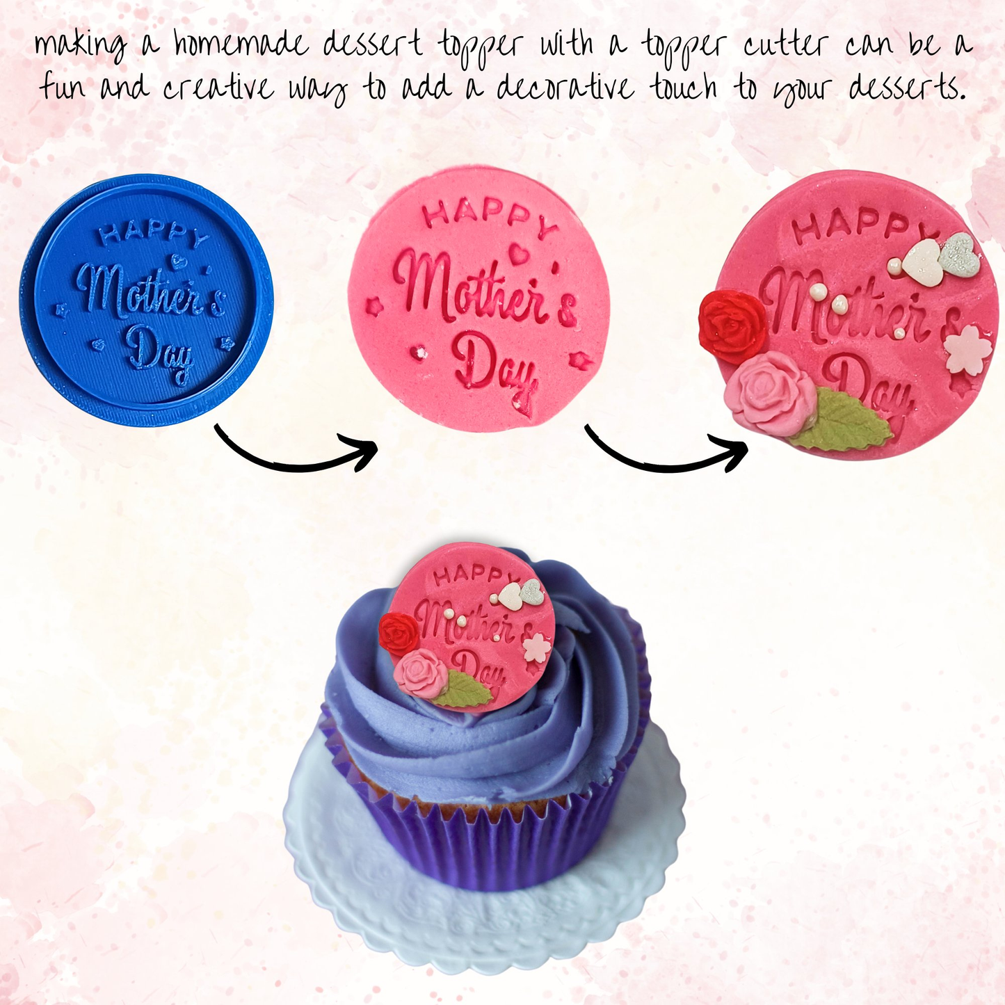 confect toppers cutters best mom ever topper cutter mday cutters 01
