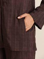 Thumbnail for trueBrowns Cola Cotton Dobby Pant Suit Set