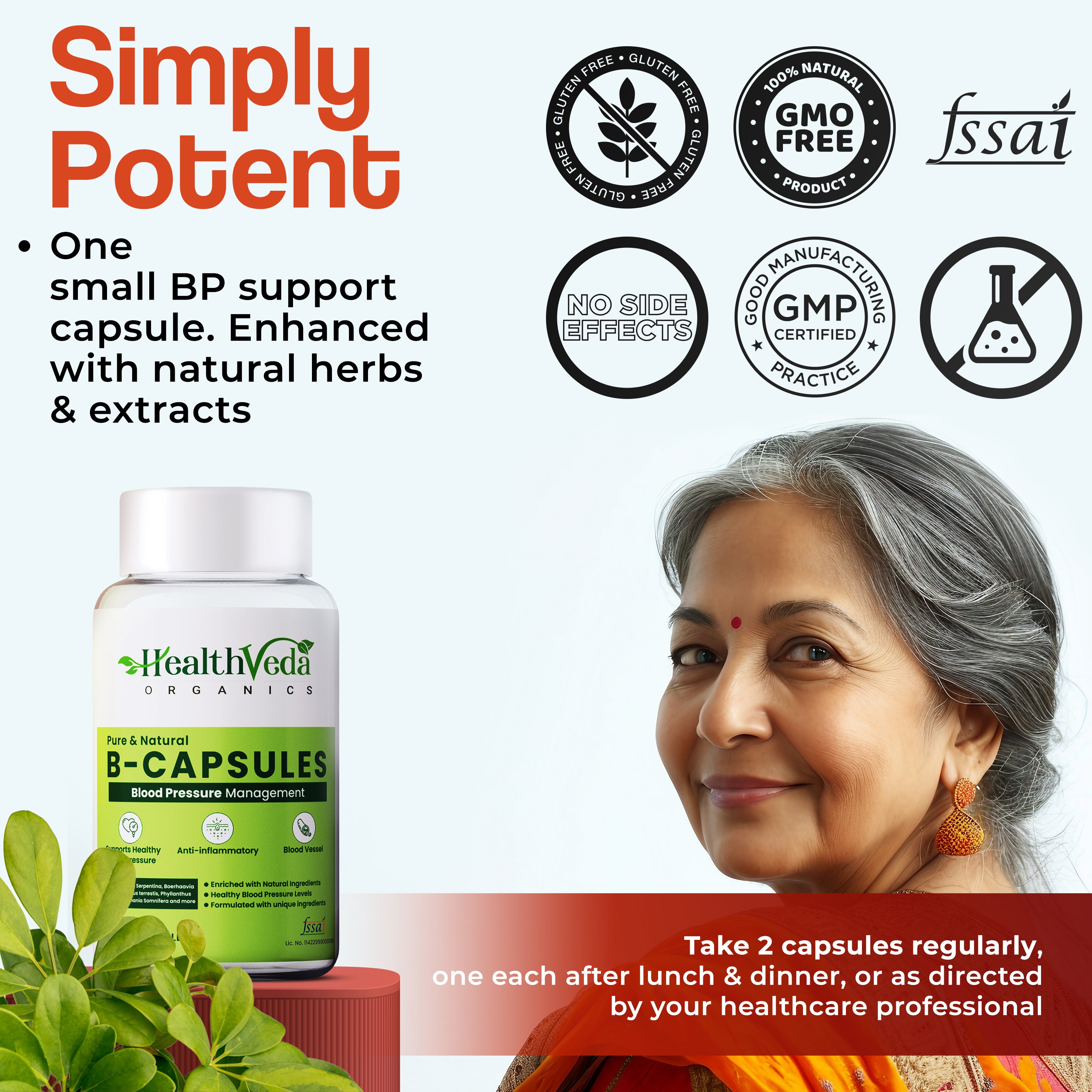 Health Veda Organics B Capsules - Distacart