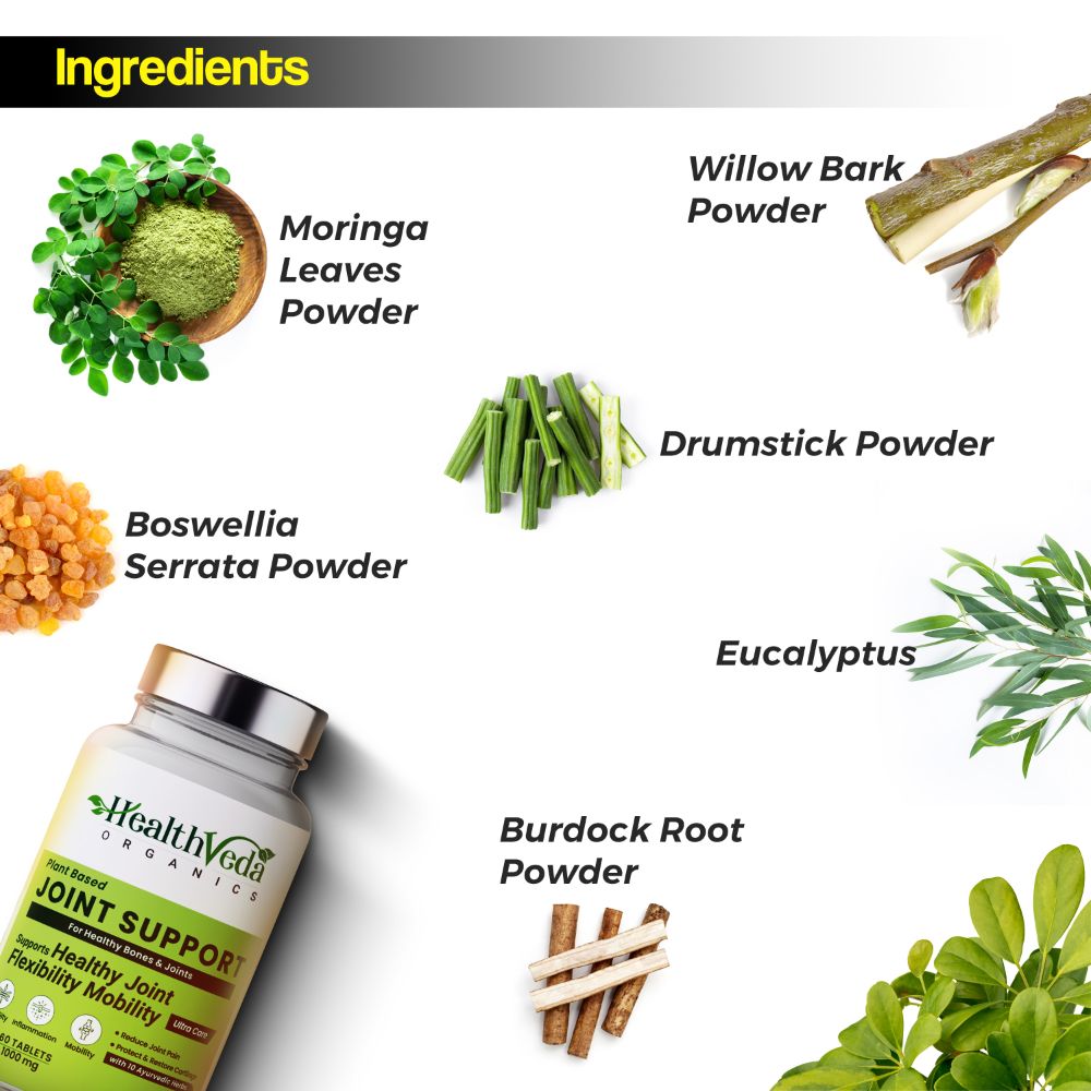 Buy Health Veda Organics Plant Based Joint Support Tablets Online at ...
