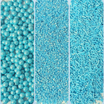 Thumbnail for confect sprinkles for cakes cupcakes decoration usp 6sky blue copy