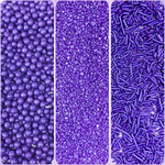 Thumbnail for confect sprinkles for cakes cupcakes decoration usp 1purple