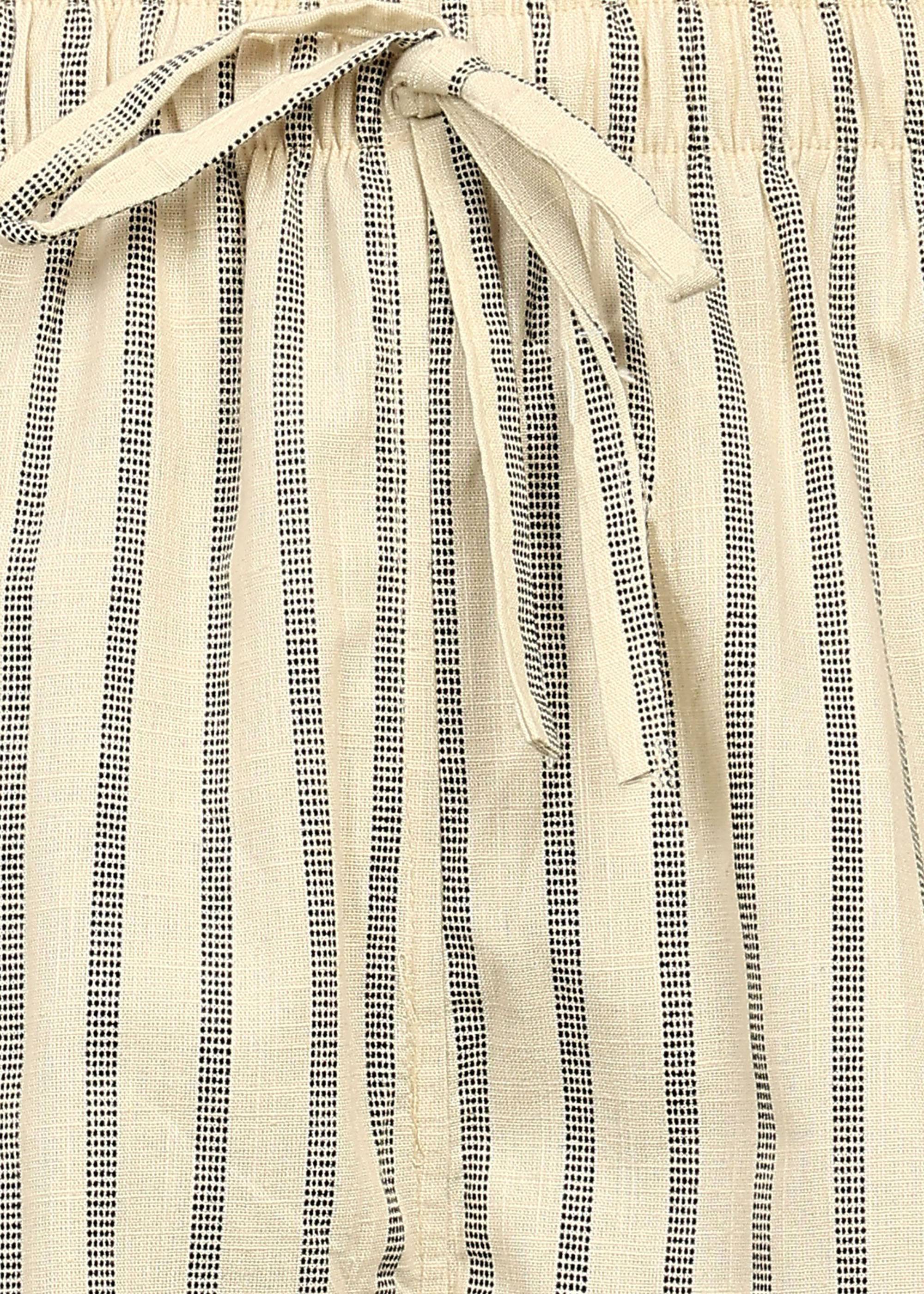 Fabmade Sandline Stripe Linen Trousers - Distacart