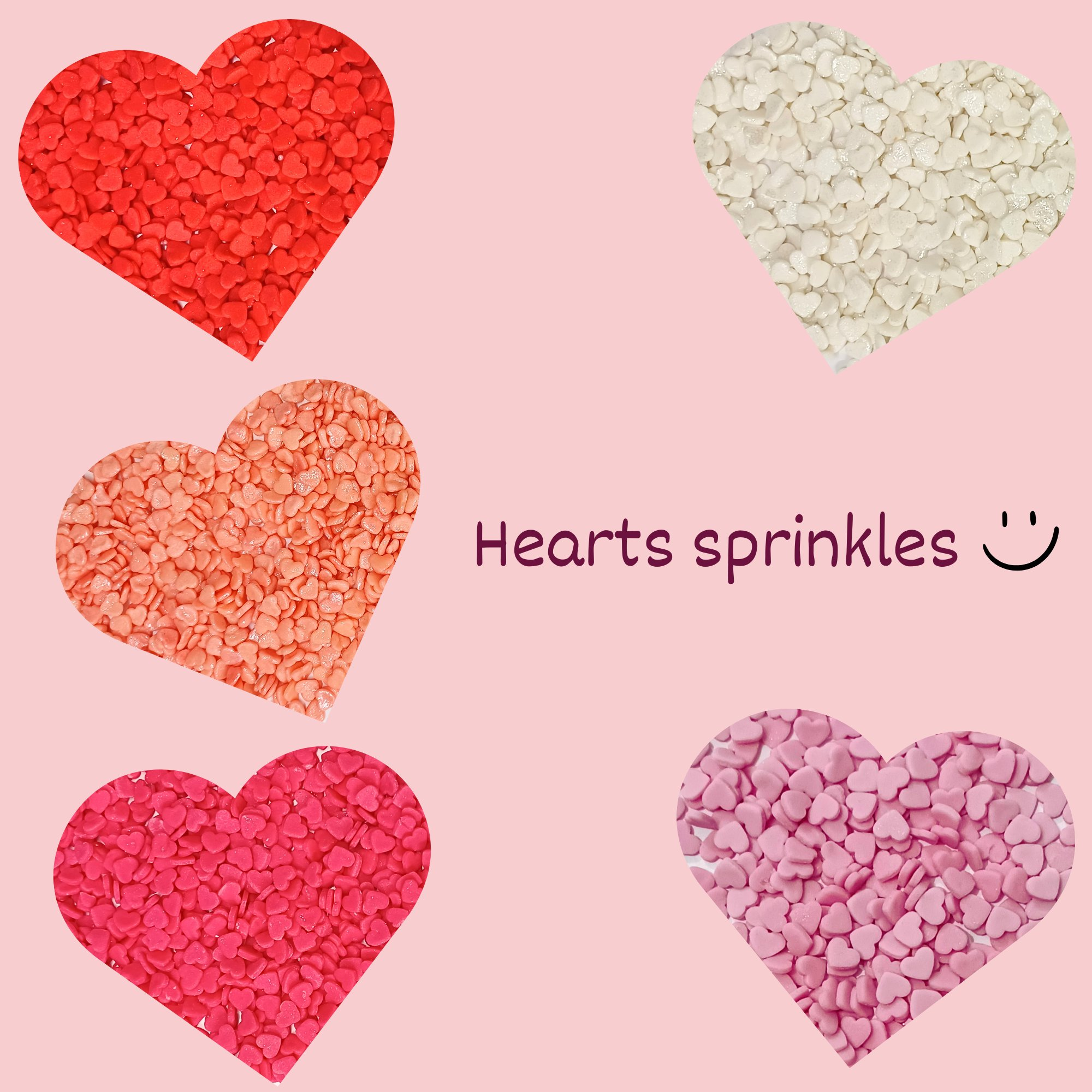 valentine sprinkles 05 edible decoration for baking dessert 100g
