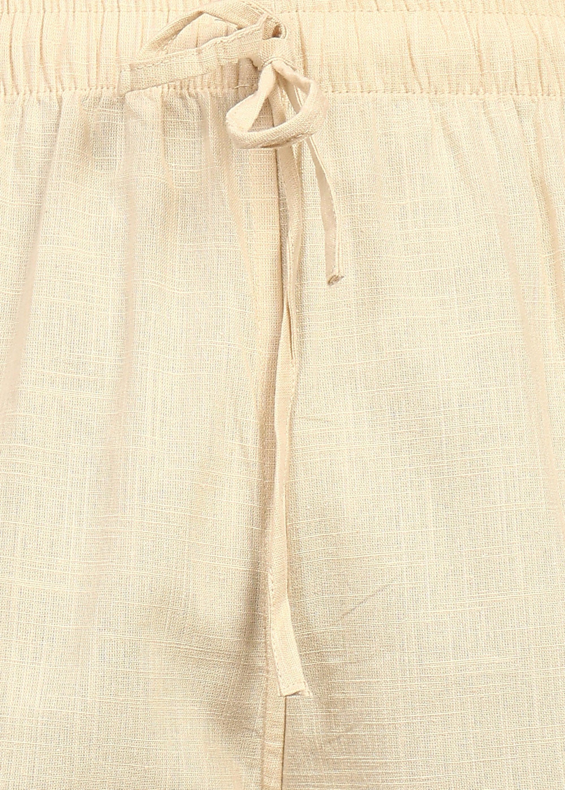 Fabmade Dune Flow Linen Trousers - Distacart