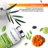 Thumbnail for Health Veda Organics Advance Hair Vitamin with DHT Blocker & Biotin Capsules - Distacart