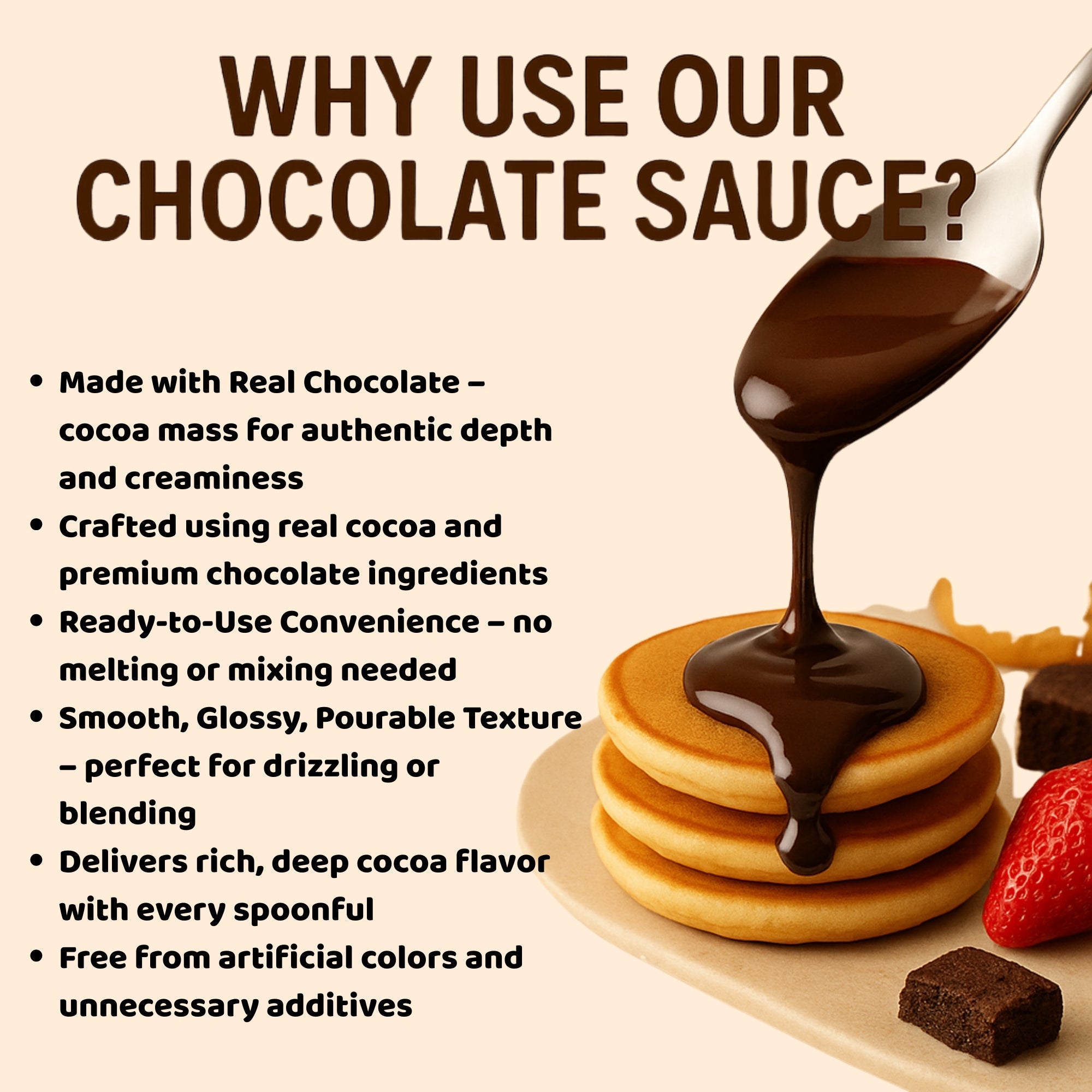 chocolate sauce