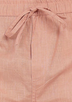 Thumbnail for Fabmade Men’S Peach Linen Shorts - Distacart