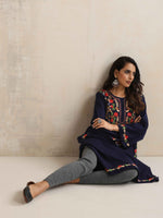 Thumbnail for trueBrowns Grey Woollen Leggings