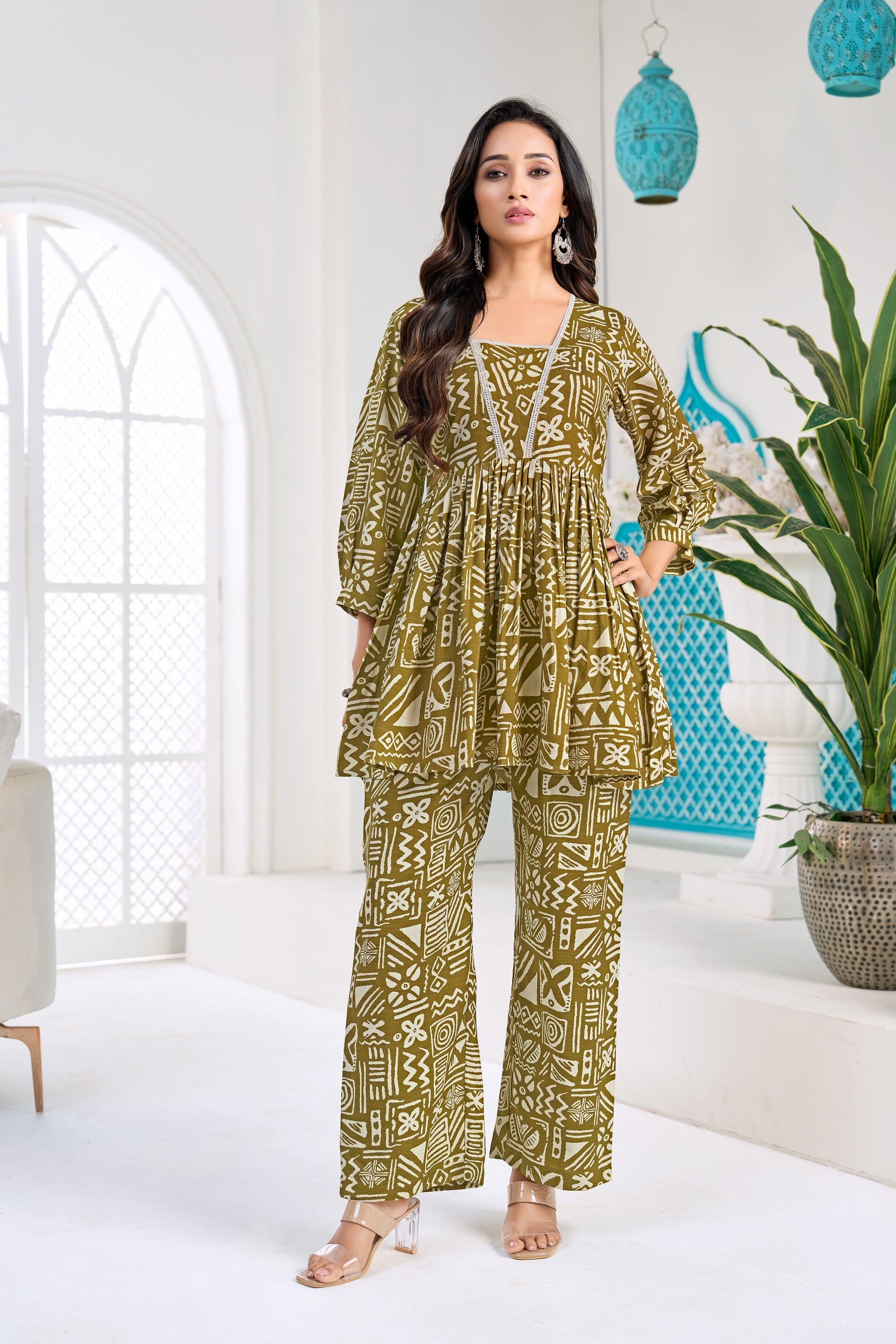 Anaita Yellow Stylish Readymade Co-Ords Set - Dista