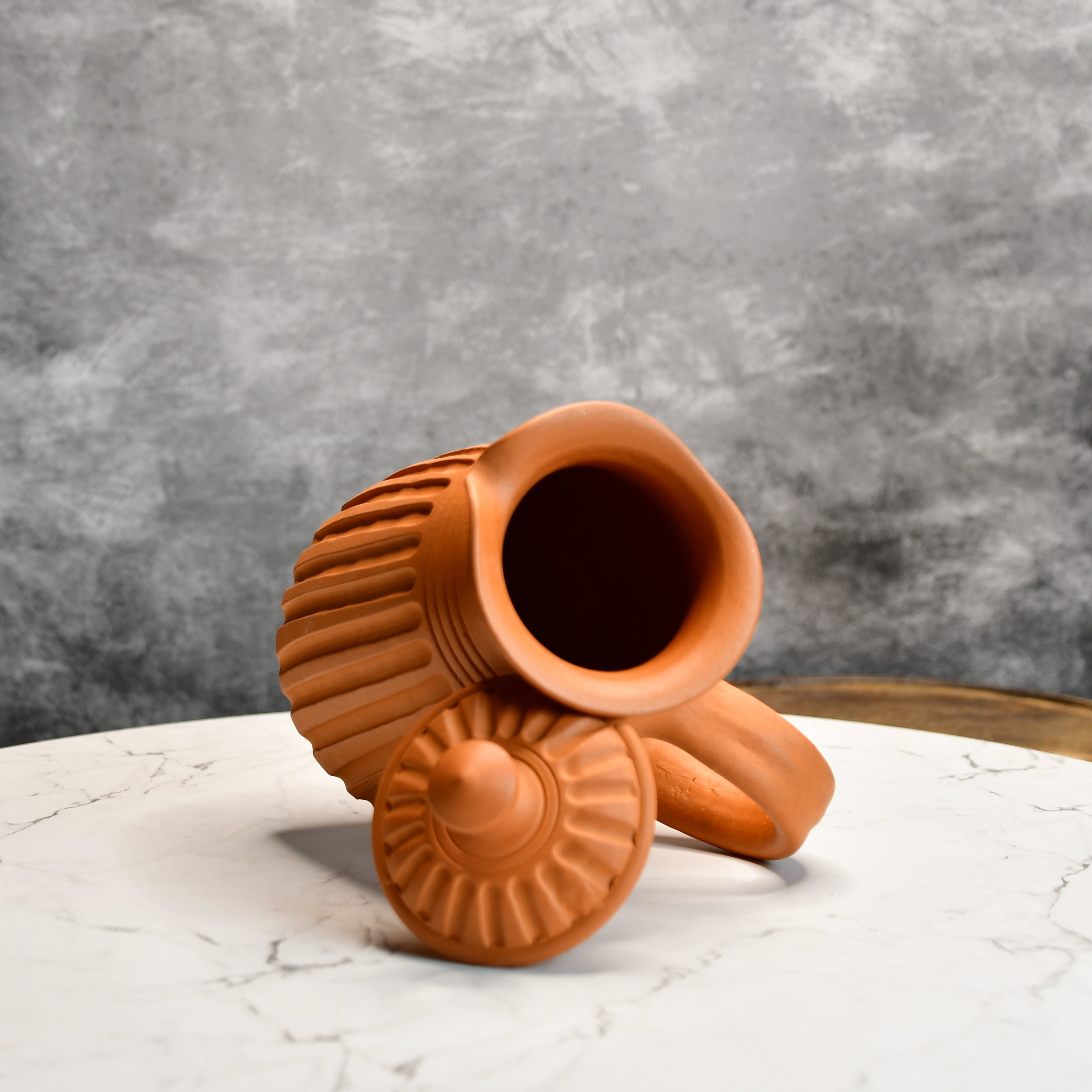 Sowpeace Premium Large Terracotta flat/base Jug