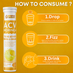 Thumbnail for BOOSTIQ ACV Moringa & Cinnamon Effervescent Tablets - Lemon Flavour - Distacart
