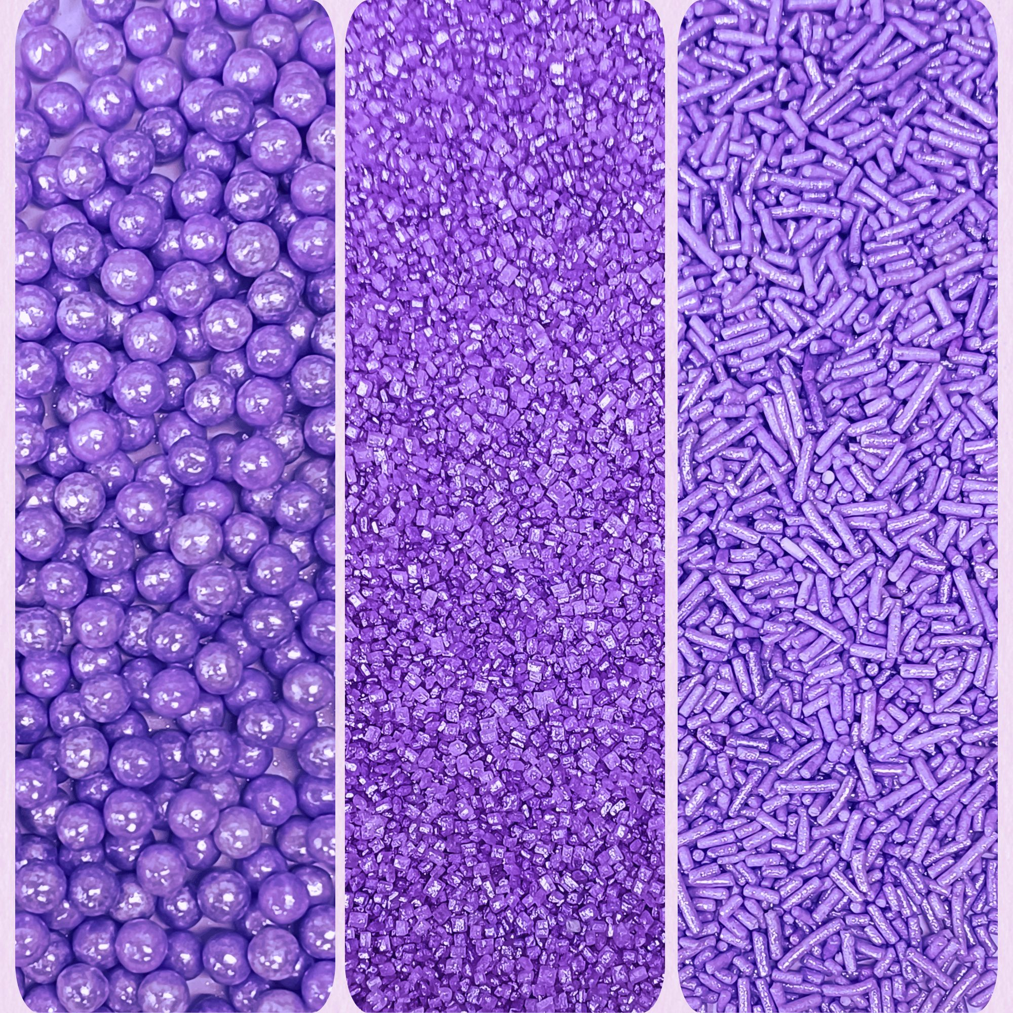 confect sprinkles for cakes cupcakes decoration usp lavender