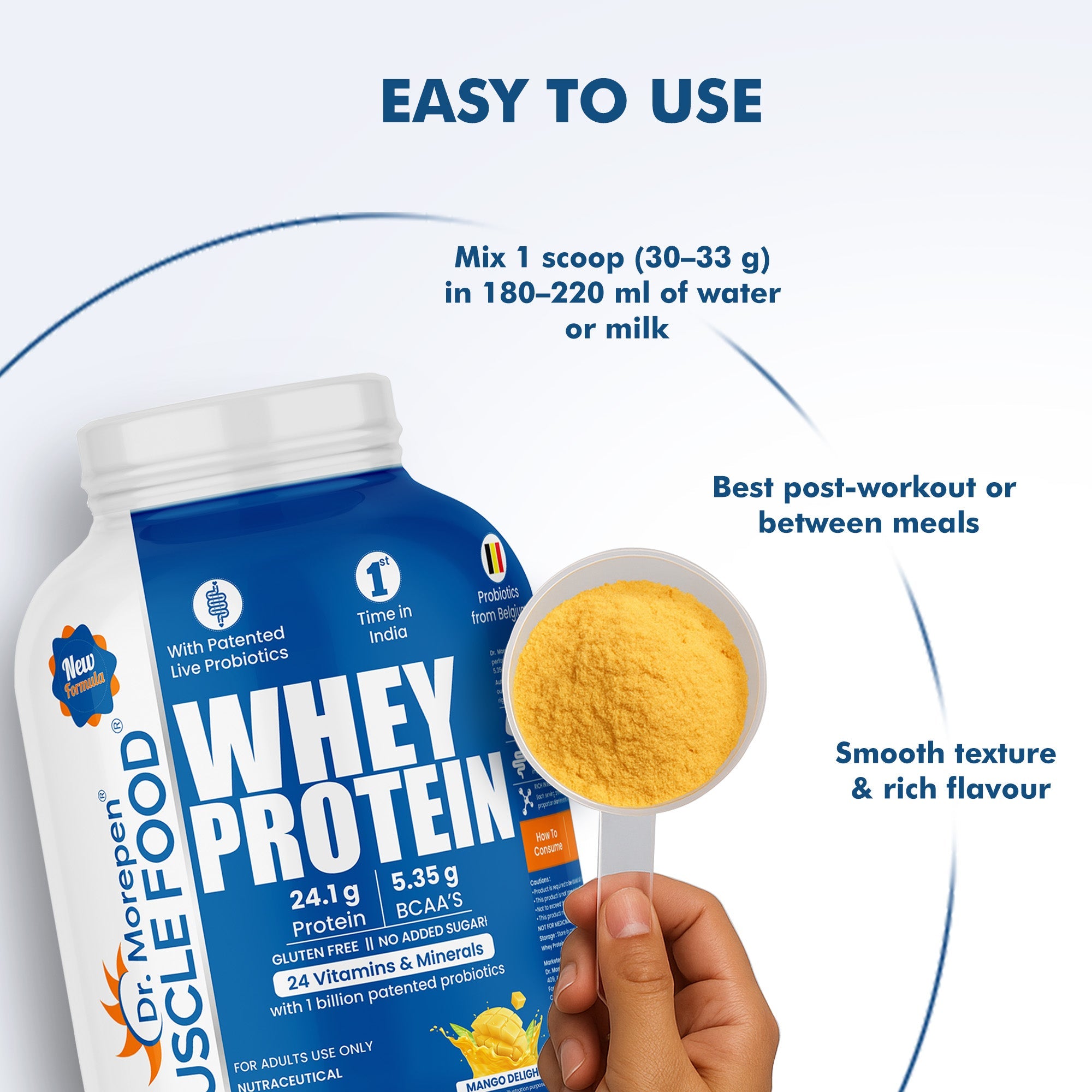 Dr. Morepen Muscle Food Whey Protein