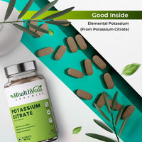 Thumbnail for Health Veda Organics Potassium Citrate Tablets - Distacart