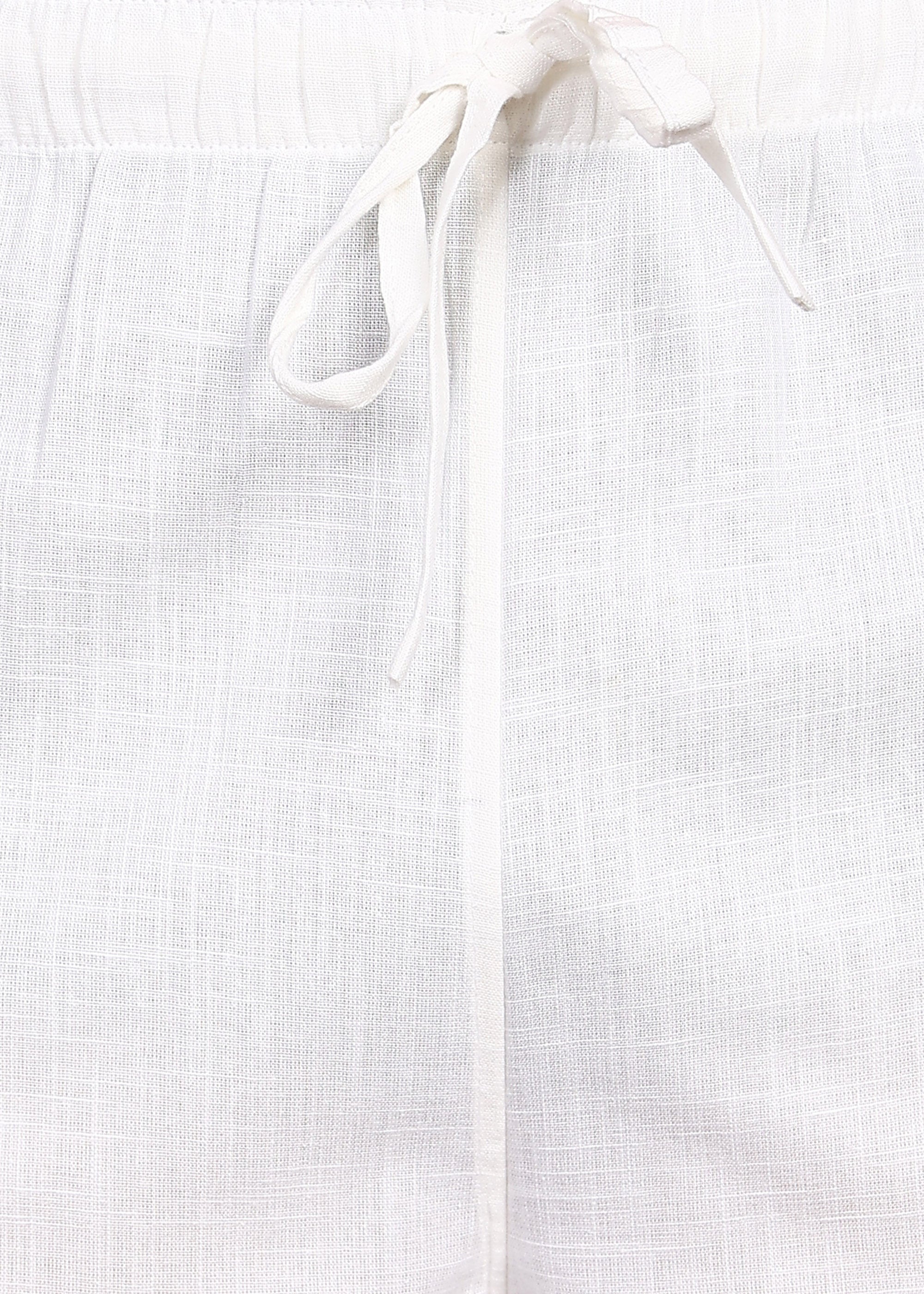 Fabmade Ivory Drift Linen Pyjama - Distacart