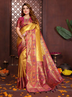 Thumbnail for Anaita Banarasi Tissue Silk Saree - Distacart