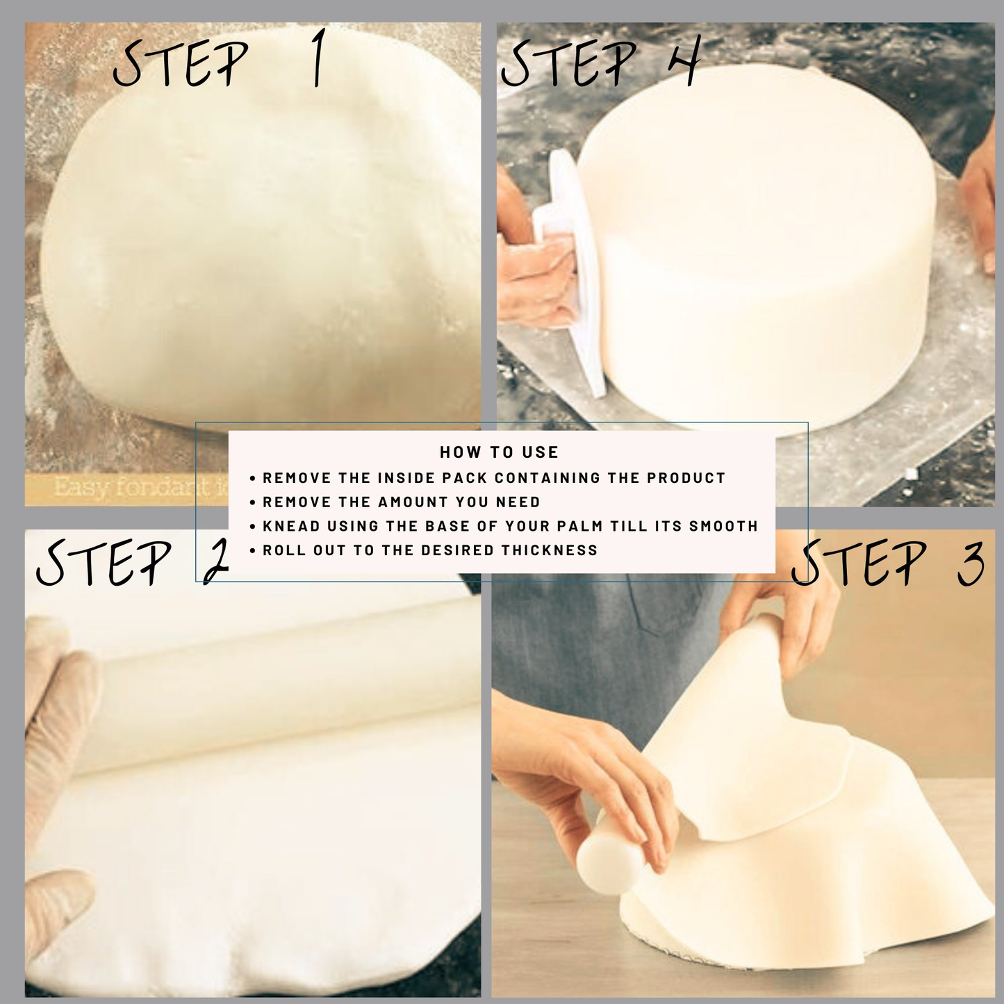 confect ivory sugarpaste br b 1 kg b