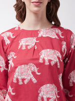 Thumbnail for InWeave Red Elephant Top