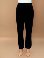 Thumbnail for trueBrowns Purple Velvet Embroidered Co-ord Set