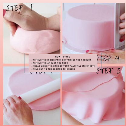 blush pink sugarpaste 1 kg