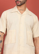 Thumbnail for Fabmade The Life Co2. Cotton Linen Relaxed Shirt & Shorts - Distacart