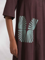 Thumbnail for trueBrowns Cola Cotton Print Flared Kurta Set