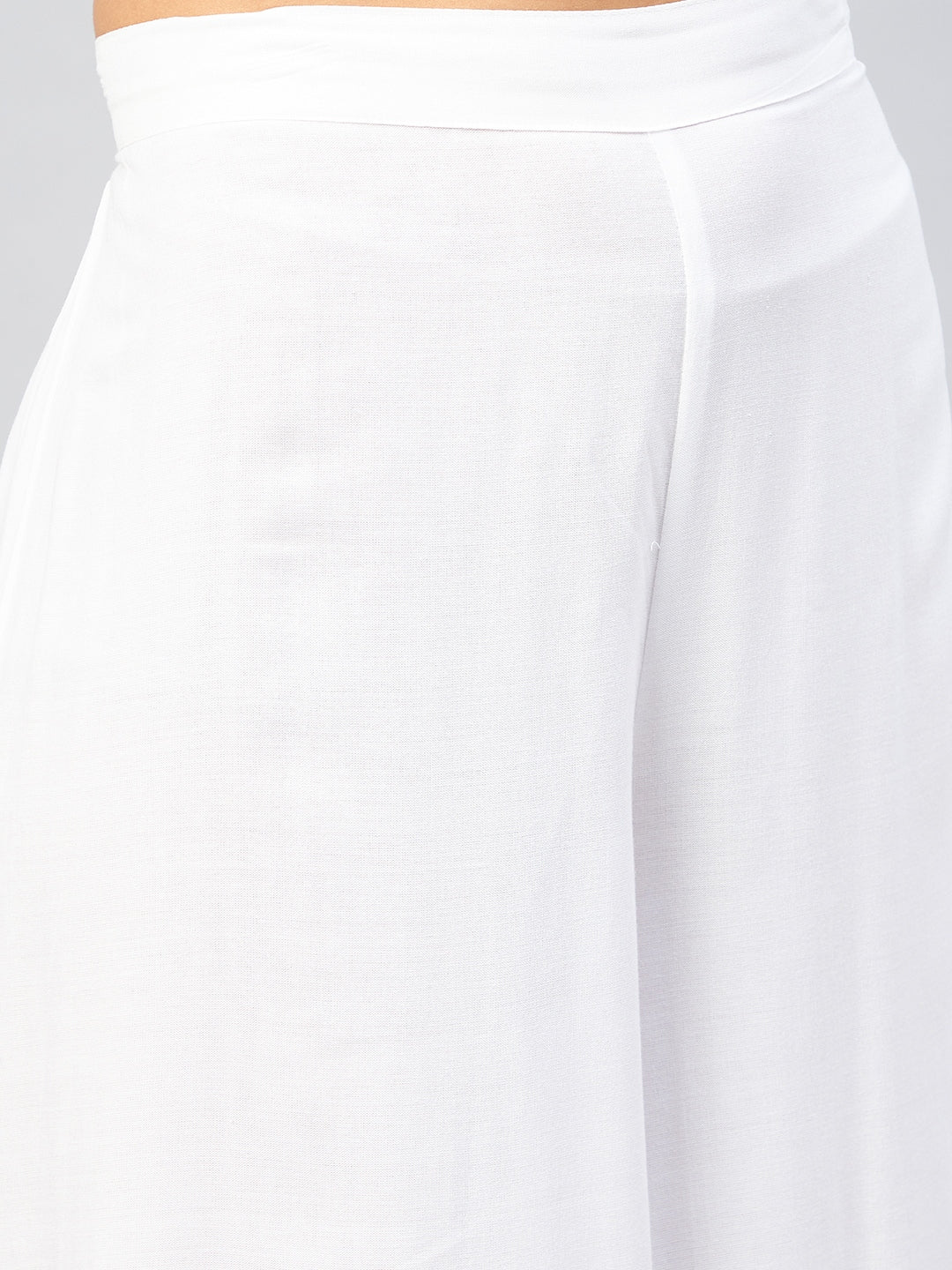 InWeave Solid White Palazzo